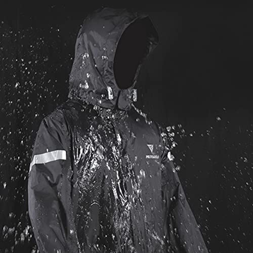 Chaqueta impermeable ligera con capucha para hombre M miniatura 6