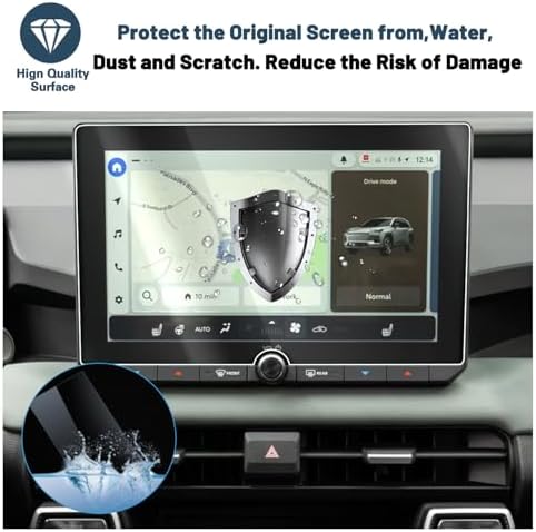 Ruiya Screen Protector For 2026 Toyota RAV4 6th Gen Dashboard Touchscreen 10.5" & 12.3" Nano Film Compatible With 2026 Toyota RAV4 LE SE XLE Woodland 4 Packs — view 6
