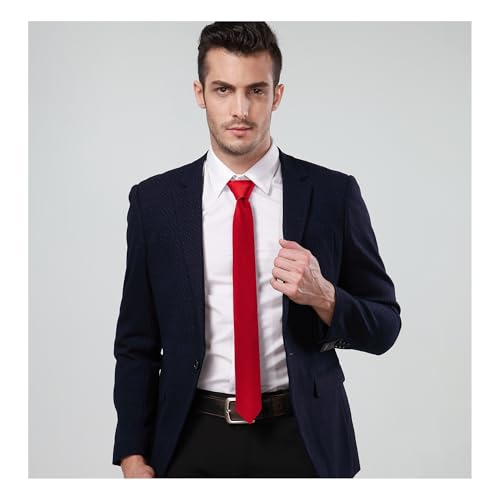 Image of Landisun Black Tie Men Women Solid Skinny Ties Slim Ties Satin Tie