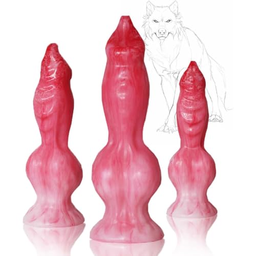 Bild: Leyuye Realistischer Wolf Dog Dildo Animal Fantasy Sexspielzeug mit Saugnapf Gro� Weich Silikon Niedlicher Knot Dildo Pink Penis G-Punkt Prostata Sex Spielzeug f�r Frauen M�nner und Homosexuell (S) f�r 16,00 EUR bei amazon.de