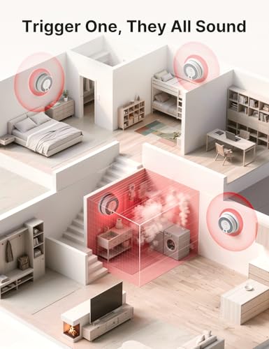 Image of X-Sense 1-Pack Interconnected Smoke and CO Detector, SC06-W