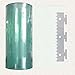GZHERVICES PVC Strip Curtain Kit, Industrial Plastic Door Curtain, Clear Flexible PVC Door Strip/Curtain for Freezer, Warehouse, Workspace Outdoor Curtain (Color : Light Green, Size : 1.5x2.4m/10pcs)