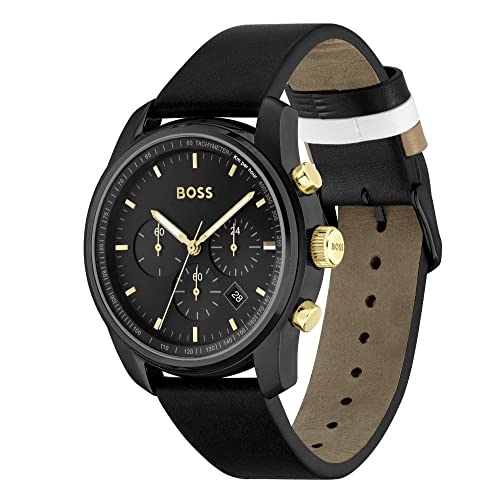 Image of BOSS Men's Quartz Chronograph Watch, Multi Dial, Innovative and Water Resistant up to 50 Meters 5ATM, Gift for Him