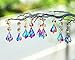 KANPURA 25pcs 38mm Suncatcher with Crystals Horse Eyes Chandelier Prism Replacement Pendant,Hanging Crystals Glass Octagon Beads for Window Christmas Tree Home Decor(AB)