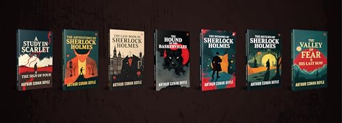 Image of The Complete Casefiles of Sherlock Holmes - Set of 7 Books [Premium Paperback] English Novels | Sherlock Holmes Books Set | Mystery Thriller Books |For Fans of Agatha Christie Books Set & Famous Five