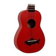 Vintage Satin Finish Makala Shark Soprano Ukulele Soprano Scale Agathis Wood Top Injection moulded body