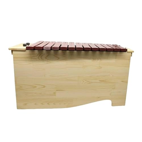 13 Speaker type variant xylophone High school bass optional mahogany material and synthetic wood material suitable for music enlightenment music teachers to use(Synthetic wood,Low pitch)