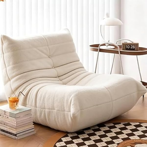 Togo fotel kominkowy, narożne worki do siedzenia, wygodna leniwa sofa podłogowa, fotel wypoczynkowy z pianki o ergonomicznym wzornictwie, do salonu, sypialni, akademika, salonu, biura