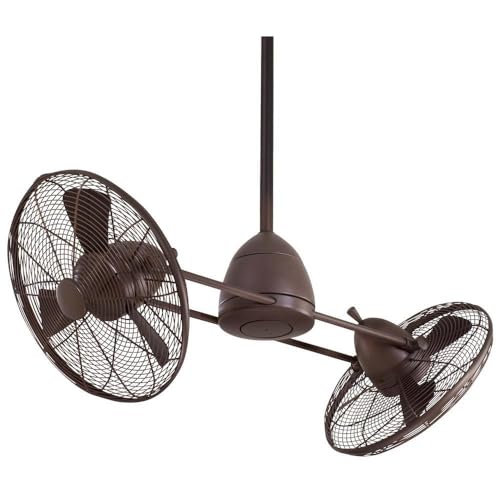 Minka-Aire F402-ORB Gyro Wet Outdoor Ceiling Fan in Oil Rubbed Bronze Finish