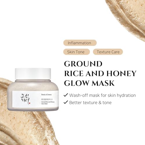 Beauty of Joseon Ground Rice and Honey Glow Mask Pore Sebum Care for Dry Sensitive Skin Korean Skin Care 150ml, 5.07 fl.oz - 1
