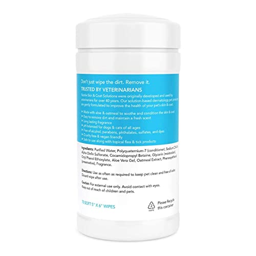 Nootiewaterlessshampoowipesfordogscatslonglastingsweetpeavanillafragrancesoldinover10000vetclinicsandpetstoresworldwidemadeinusa70count  Urban Country Home Decor Nootie waterless shampoo wipes for dogs cats long lasting sweet pea vanilla fragrance sold in over 10000 vet clinics and pet stores worldwide made in usa 70 count  urban country home decor