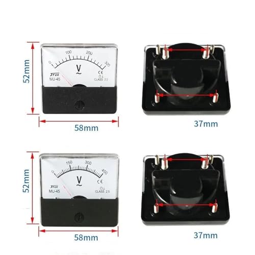 Voltmètre de générateur 0-300V pour stabiliser la tension