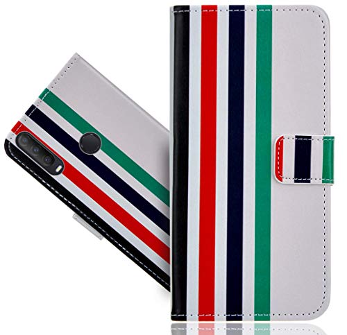 Preisvergleich Produktbild Hülle für Alcatel 3L (2020), Handyhülle Magnetverschluss Brieftasche Leder Flip Schutzhülle Handytasche Case Cover für Alcatel 3L (2020)