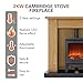 Warmlite WL45043 Cambridge Fireplace Stove Suite with Two Heat Settings and Realistic...