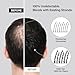 Hair Building Fibers for Thinning Hair for Men Women, 2-in-1 Kit- Enhancements Barber Spray, Thicker Fuller Hair Beard & Hairlines Instantly with Spray Applicator Pump Nozzle, Natural Formula (Black)