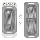Gymdin 2 Pack Extendable Over Sink Colander Basket, Sink Colander to Wash Vegetables & Fruits, Strai