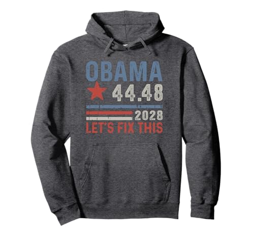 Obama for President 2028 Obama 48th President Pullover Hoodie