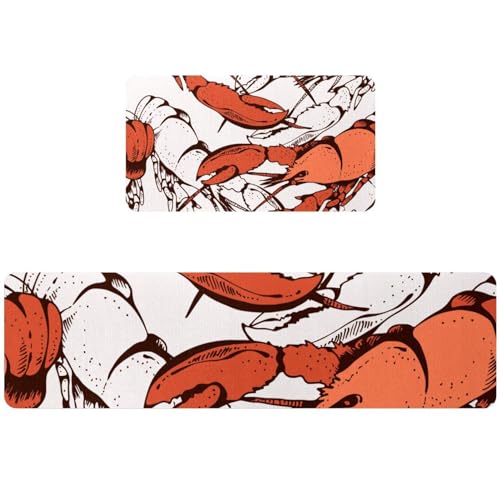 Alfombrilla absorbente de cocina lavable con base de alta fijación 2
