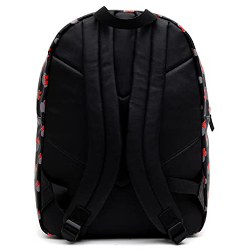 Minnie Mouse Backpack Personalized Deluxe Faux Leather School or Travel Daypack with Custom Name4