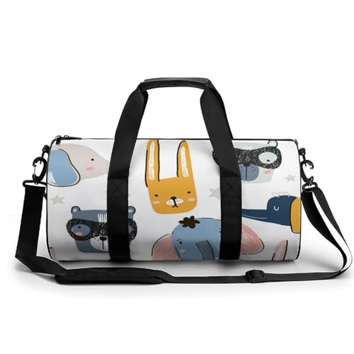Sac duffel bag lapin ours imperméable 45cm avec bandoulière confort