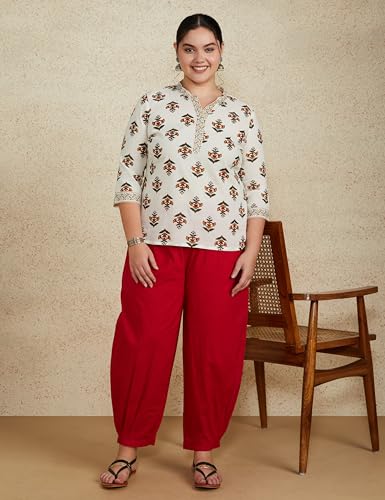 Image of Amazon Brand - Myx Women Cotton Salwar (Available in Plus Sizes)