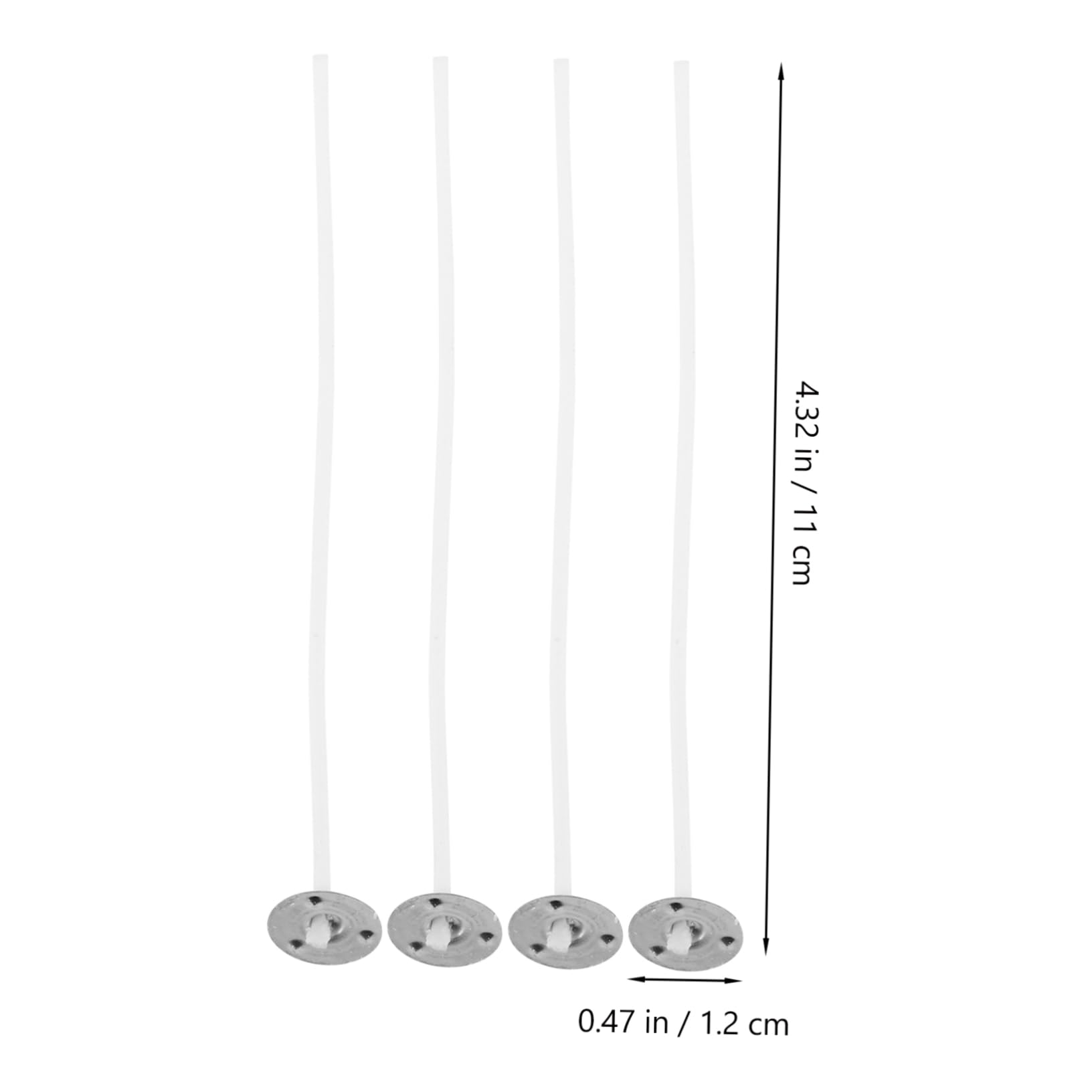 Veemoon DIY Candle Making Accessories 100pcs Scented Wax Wicks Cotton Core Extension Wicks for Candle Making