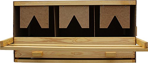 Legenest, Abrollnest, Hühnernest,groß mit Einlegematten 3 Legebuchten (Unterteil)