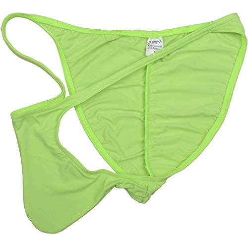 OROCOJUCO Men's Second Skin Feel Cheeky Briefs Underpants Brazilian Full Pucker Panty Bikini Shorts4