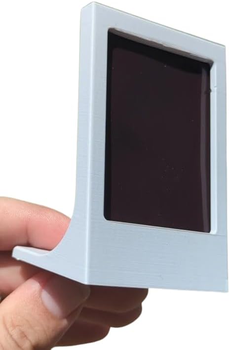 Mini Photo Stand for Desk – Compatible with Polaroid Pocket Prints and 2x3 Photos – Small L-Shape Frame Holder for Instant Photo Display (4 Pack, Rainbow) image 4