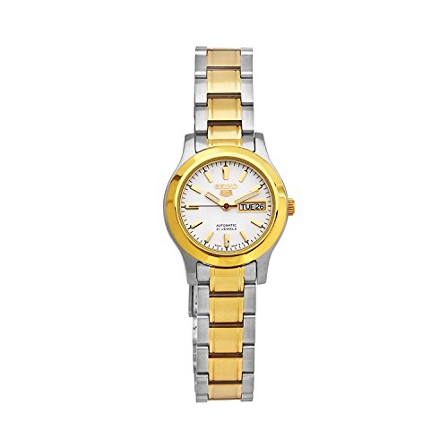 [ZCR[]Seiko rv Two Tone Stainless Steel Analog with White Dial Watch SYMD90 fB[X [sAi]
