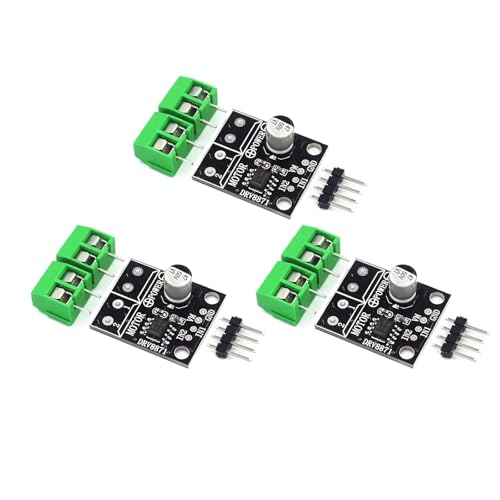 3 Stück DRV8871 Treibermodul 1.5A 2 Kanal H Brücke DC Getriebemotor Treibermodul Board Kompatibel mit 3D Drucker Arduino 3,6A-PWM-Steuermodul, integrierte Schutzfunktion