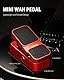 Donner Gitarre Wah Pedal, 2 in 1 Wah Volume Pedal, Mini-Vintage-Elektrogitarren-Effektpedal mit aktivem Wah-Wah-Lautstärkeregler, Leichtes Gitarrenpedal