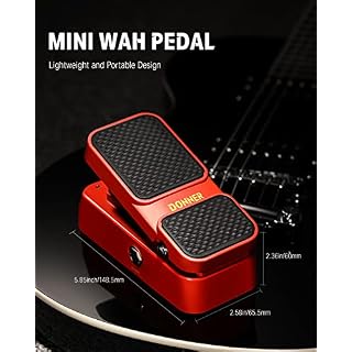 Donner Guitar Wah Pedal, Pédale de volume Wah 2 en 1, Mini pédale d’effet vintage pour guitare électrique avec contrôle de volume actif Wah Wah, pédale de guitare légère. - Les Beatles, Paul McCartney, John Lennon, RIngo Starr, George Harrison Donner Guitar Wah Pedal, Pédale de volume Wah 2 en 1, Mini pédale d'effet vintage pour guitare électrique avec contrôle de volume actif Wah Wah, pédale de guitare légère. – Image 6