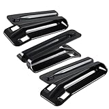 Set of 3 Driver or Passenger Side Rear Seat-Anti-Rattle Bumper Cushion Brackets Compatible with Chevrolet Silverado GMC Sierra Crew Cab 1500 2008-2013 2500 2008-2014 Replace#: 22771139