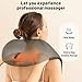 Massageapparaat, Nackenmassagegerät mit Wärmefunktion, Elektrisches Shiatsu-Massagegerät für Nacken-, Halswirbelsäulen- und Schultermassage, 3D-Rotation, Geschenkidee für Frauen und Männer
