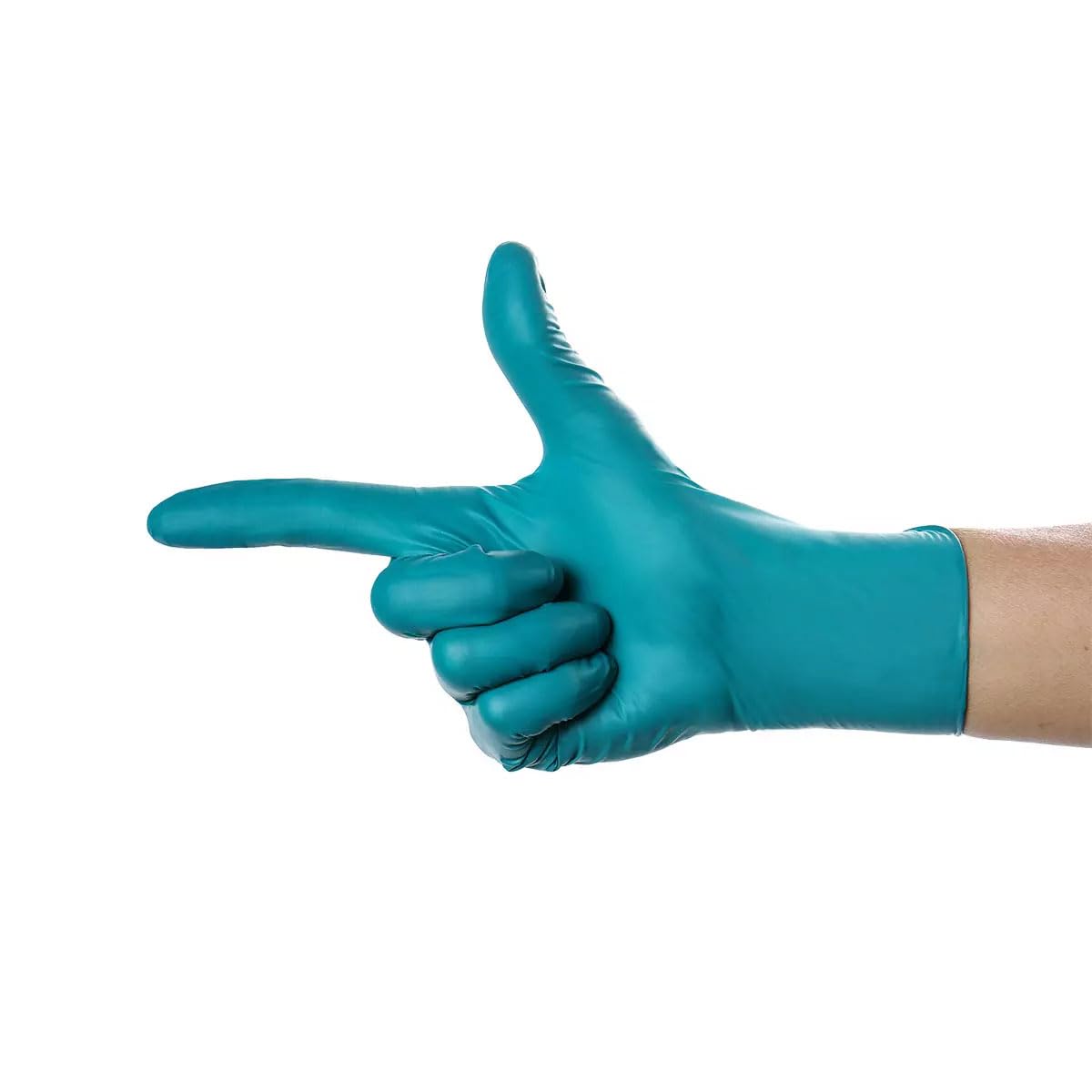 AMPRI Guante desechable SolidSafety ChemN Special Talla L Verde Nitrilo EN 374, EN 455 PSA Categoría III