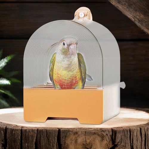 Banho De Periquito | Banho Multifuncional Para Aves | Caixa Estável Transparente Com Design Raso E A
