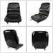 GXYWADY Black Seat with Skid Steer Loader Replacement for Case Backhoe Loader 580C 580D 580E 580L 580M
