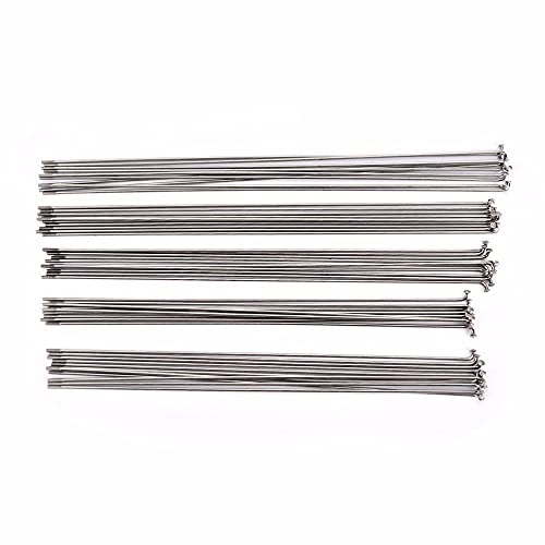 Rayons de vélo cassés ? Remplacez-les avec ce lot de 40 rayons 14G en acier avec écrous - 7