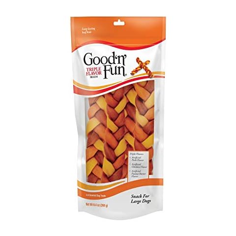 Good'n'Fun Good ‘N’ Fun Triple Flavor Braids, 9.4 Ounce (Pack of 1) Cover