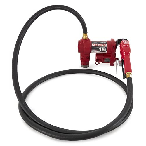 Fill-Rite Fr610Ha 115V 15 Gpm Fuel Transfer Pump W/ Hose & Auto Nozzle For Gasoline, Diesel, Kerosene, Ethanol Or Methanol Blend & Biodiesel Up To B20 #TOP1