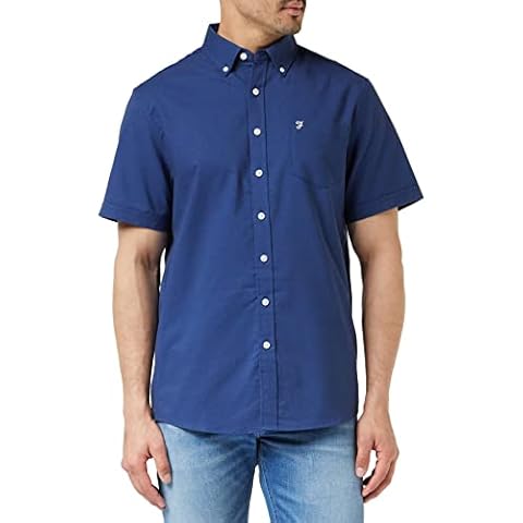 Farah Men's Drayton Cotton Oxford Shirt Cover
