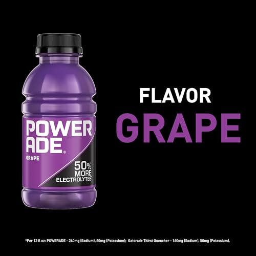Image of POWERADE Sports Drink Grape, 12 Ounce (Pack of 8)