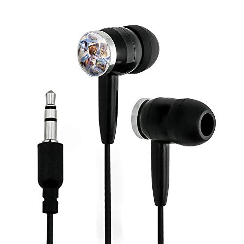 GRAPHICS & MORE Rockies Mountain Life Fishing Bear Eagle Pattern Novelty in-Ear Earbud