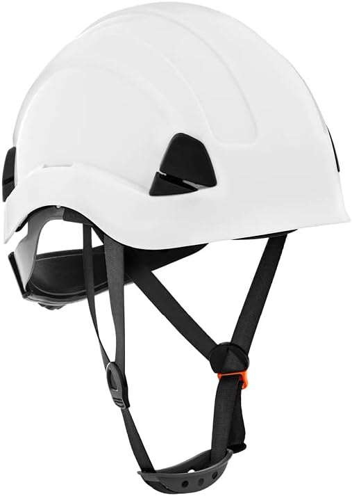 CH300 Climbing-Style Hard Hat - Non-Vented Construction Helmet with Chin Cup - ANSI Z89.1 & OSHA Compliant - (Multiple Colors)