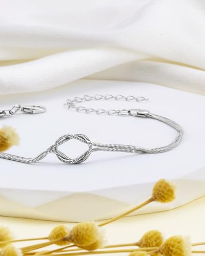 Infinity Love Knot Bracelet for Women Teens Bonus Daughter Niece, Best Friend Jewelry Friendship Gifts for Women Sister Bestie4