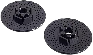 C31411BLACK Realistic Alloy Rear Brake Disc (2) + 3mm Offset for Traxxas X-Maxx 4X4