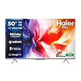 Haier 126 cm (50) P7GT Series 4K Ultra HD Smart LED Google TV 50P7GT-P (Grey)