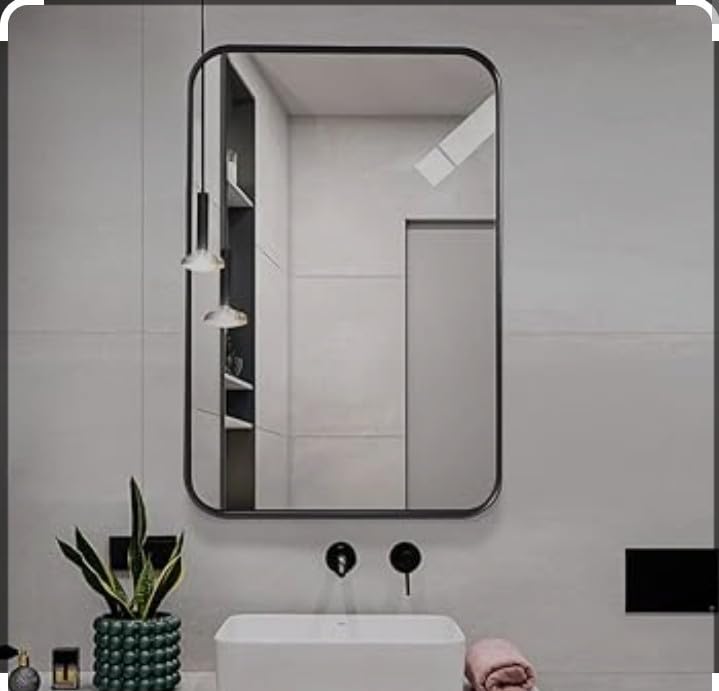 Minimalist 12x18 Frameless Wall Mirror – Crisp Edges and Sleek Look – Great for Home, Office, or Dorm – Mounts Easily and Brightens Any Space-image-5