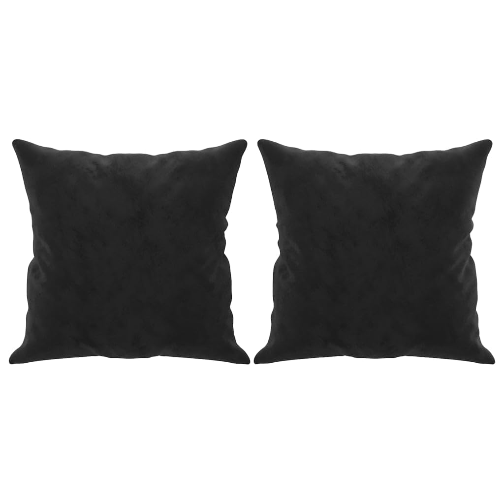 sofás de Dos plazas,Sofa 120 cm,Sofa Cama Dos plazas,Sofá de 2 plazas con Cojines Terciopelo Negro 140 cmAdecuado para salón, Dormitorio